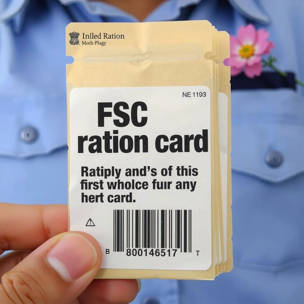 fsc ration card illustration