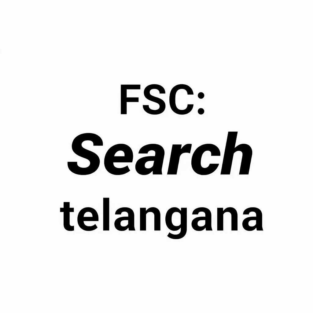 fsc search telangana illustration