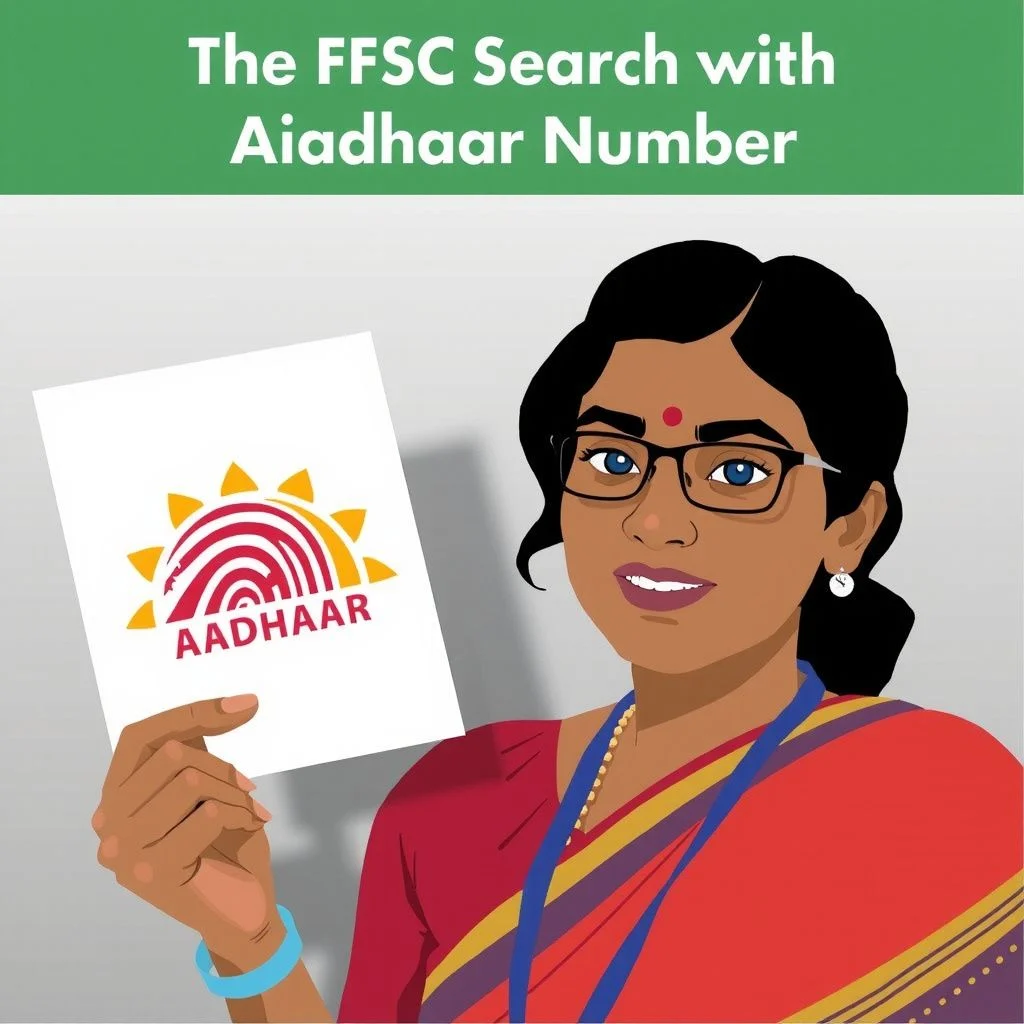 fsc search with aadhaar number illustration
