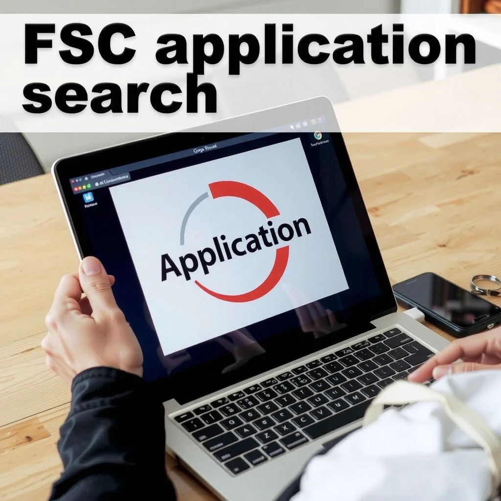 fsc application search illustration