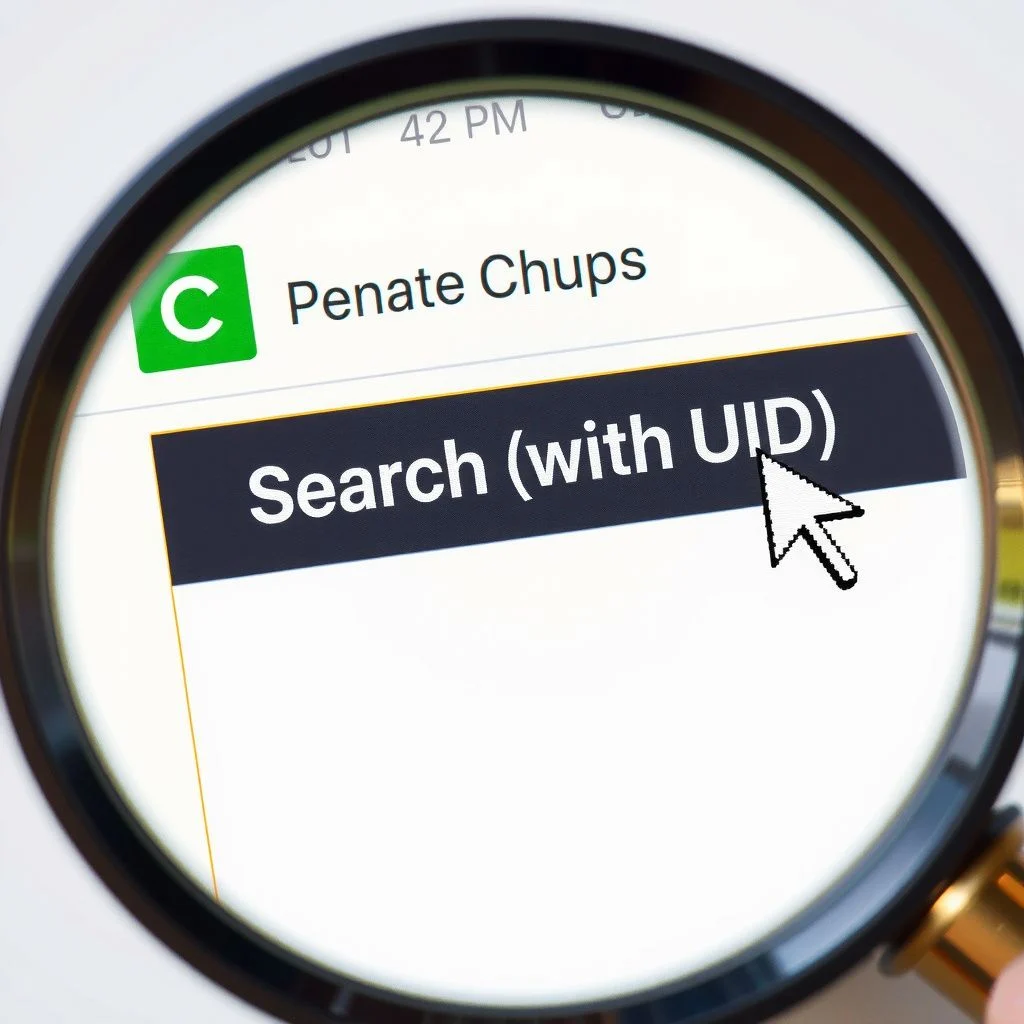 fsc application search with uid illustration