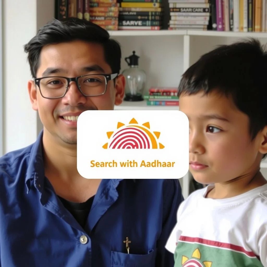 fsc search with aadhaar illustration