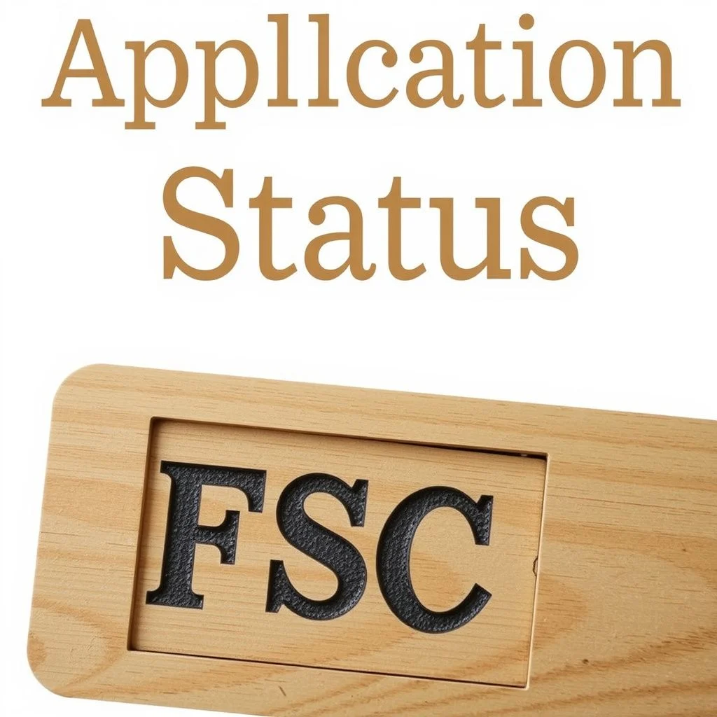 fsc application status illustration
