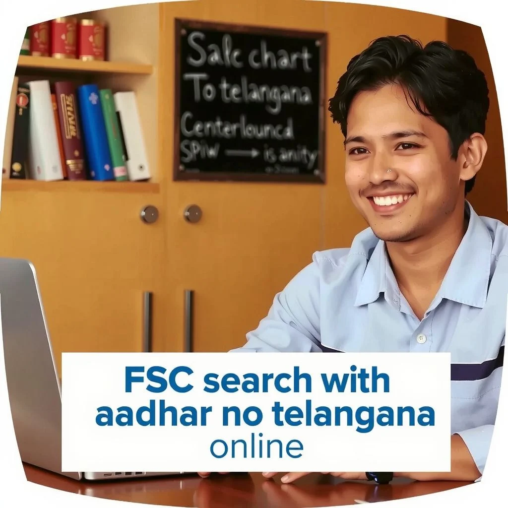 fsc search with aadhaar no telangana online illustration