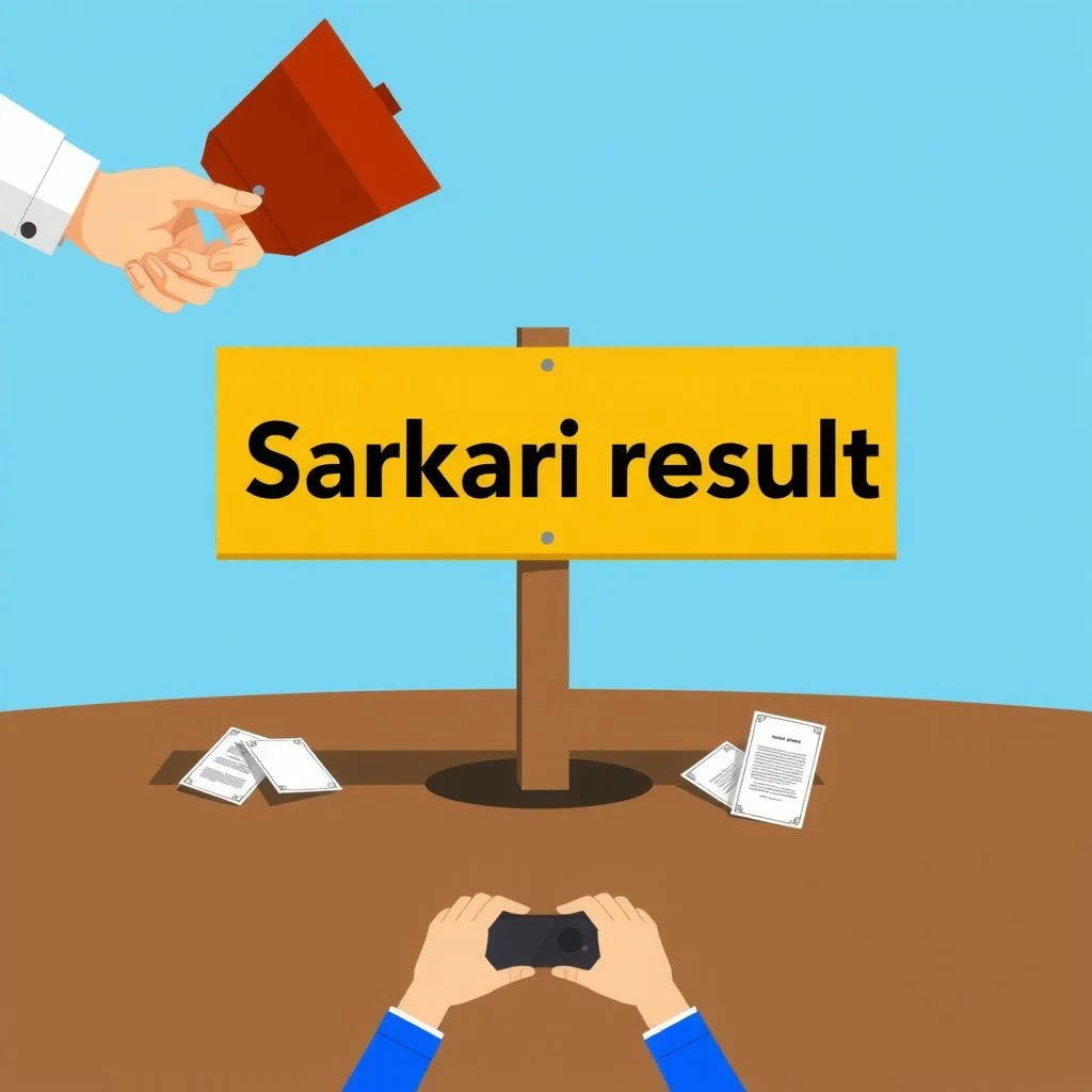 sarkari result illustration