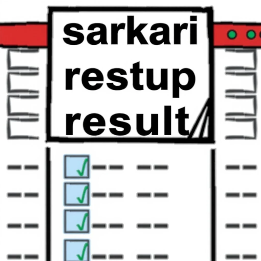 sarkari result up board illustration