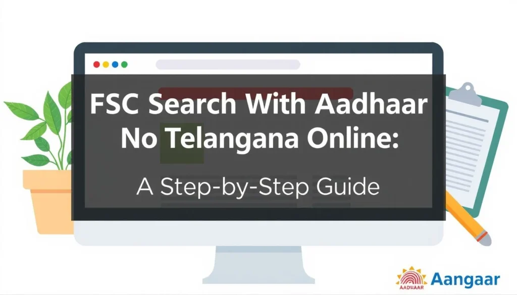 fsc search with aadhaar no telangana online — FSC Search With Aadhaar No Telangana Online: A Step-by-Step Guide