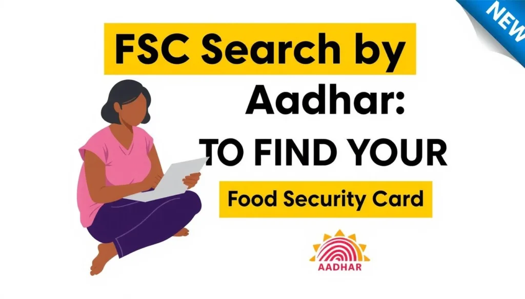 fsc search by aadhar — FSC Search by Aadhar: How to Find Your Food Security Card