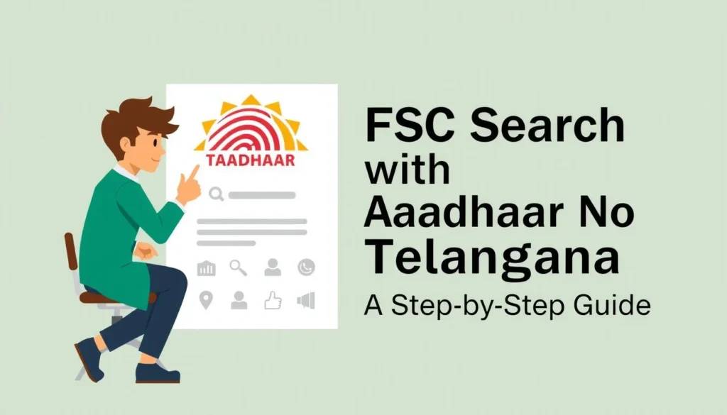 fsc search with aadhaar no telangana — FSC Search with Aadhaar No Telangana: A Step-by-Step Guide