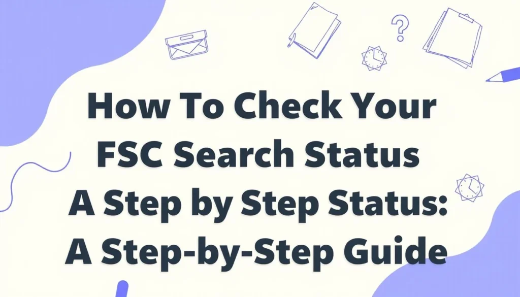 fsc search status — How to Check Your FSC Search Status: A Step by Step Guide