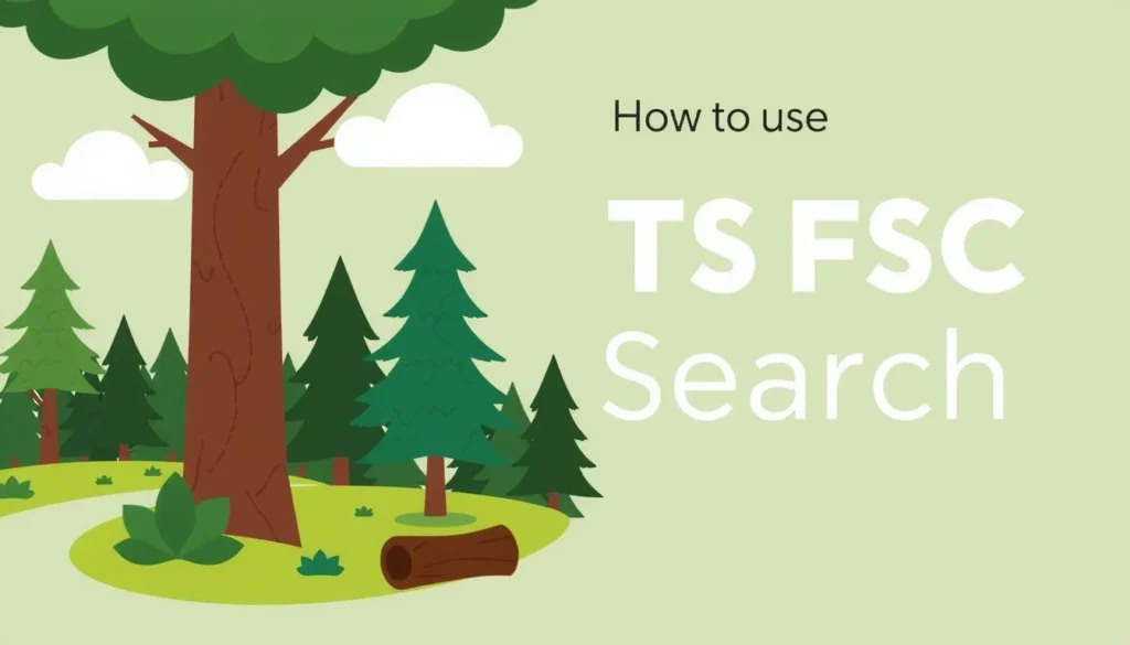 ts fsc search — How to Use TS FSC Search to Verify Forest Certification