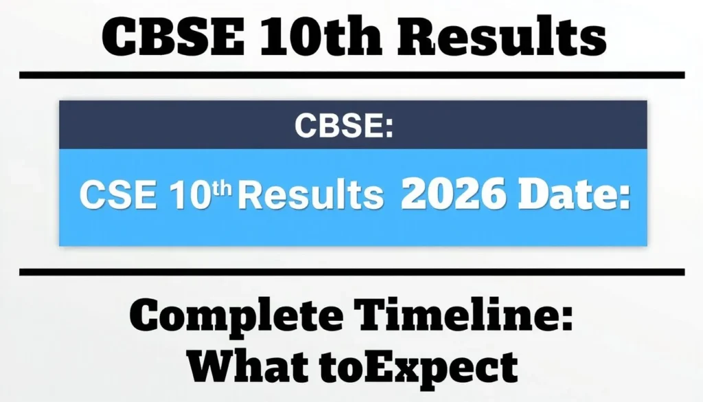 cbse 10th results 2026 date — CBSE 10th Results 2026 Date: Complete Timeline and What to Expect