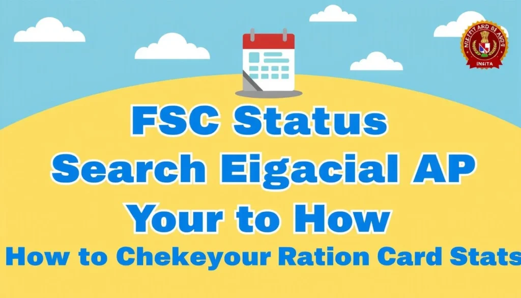 fsc status search ap — FSC Status Search AP: How to Check Your Ration Card Status