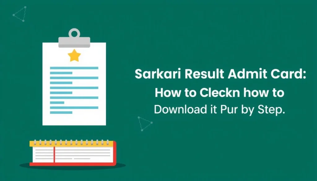 sarkari result admit card — Sarkari Result Admit Card: How to Download It Step by Step