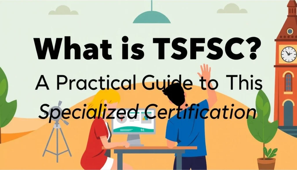 tsfsc — What Is TSFSC? A Practical Guide to This Specialized Certification